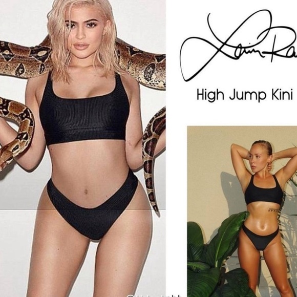 NWOT ⚜️🖤⚜️ Laina Rauma black High Jump biKini top - Picture 1 of 17